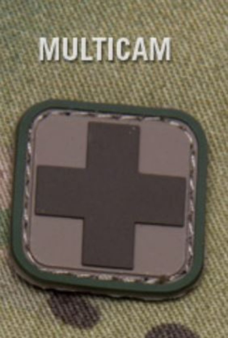 MSM Medic Square PVC Patch - Multicam - Hook Back — Play Insane
