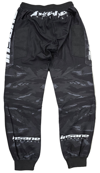 Insane Pro Jogger Paintball Pants - Black / Grey Icon V3 - XXL