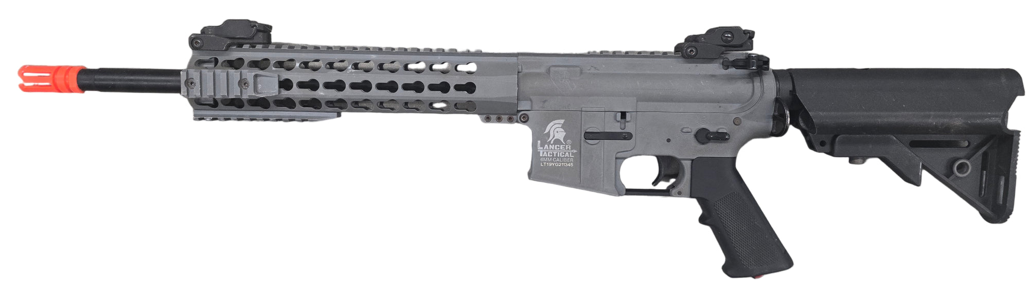 USED Lancer Tactical Gen 2 Airsoft - Grey - 211345 - NOT Working