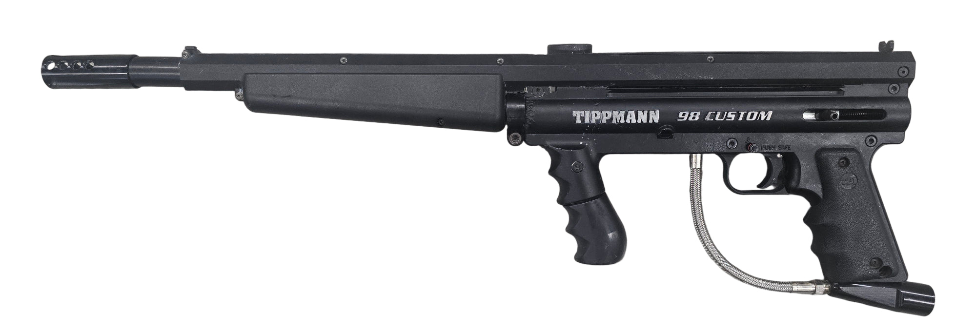 USED Tippmann 98 Custom Paintball Gun Marker - Flatline Barrel