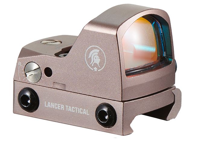 Lancer Tactical Airsoft Micro Red Dot Sight - Champagne