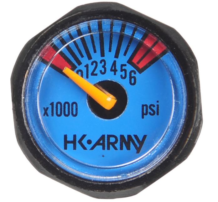 HK Army Paintball Replacement Micro Tank Gauge 4500psi