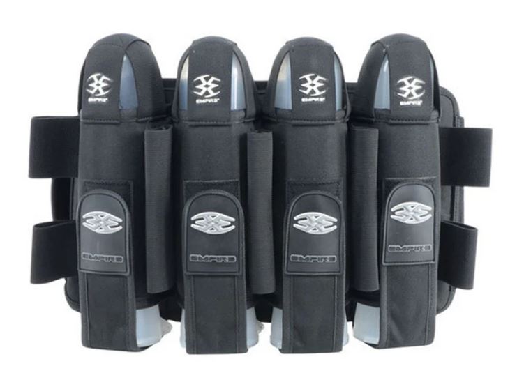 Empire Pro Paintball Harness Pod Pack - 4+7 - Black