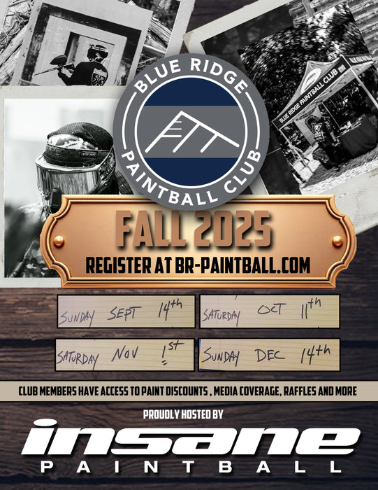 Blue Ridge Paintball Club - Fall 2025 Entry
