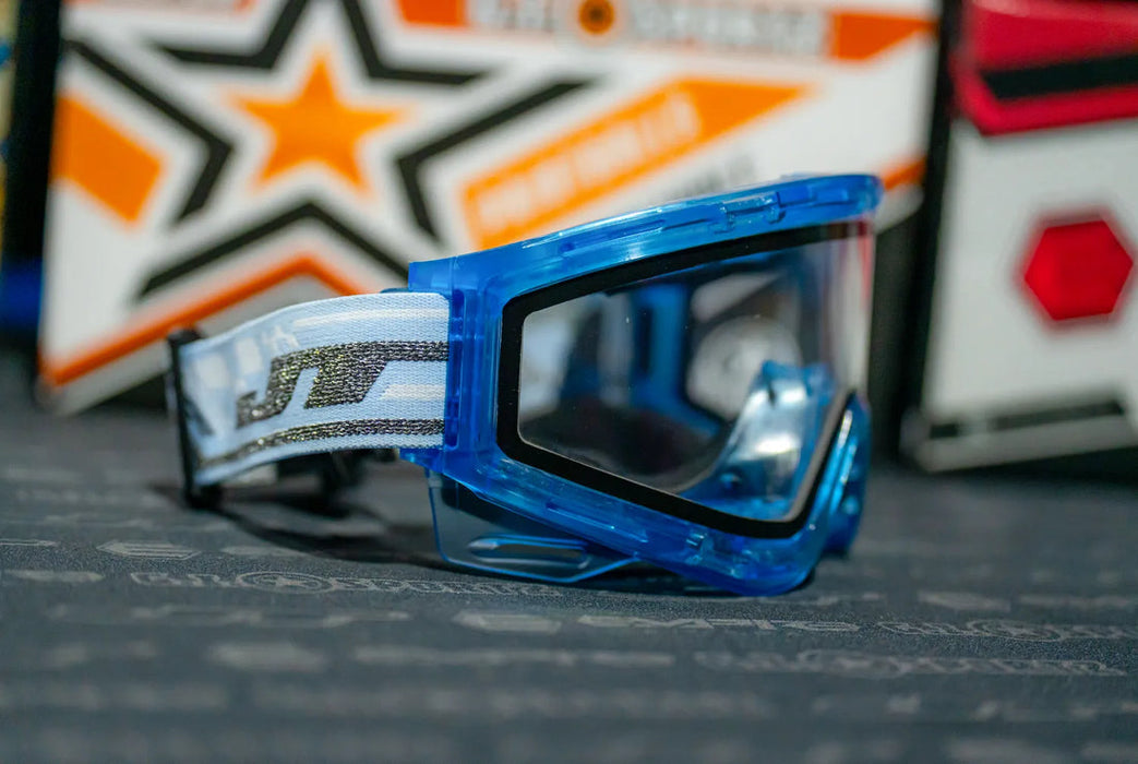 JT Paintball QLS Complete Goggle Frame - Ice Aquamarine