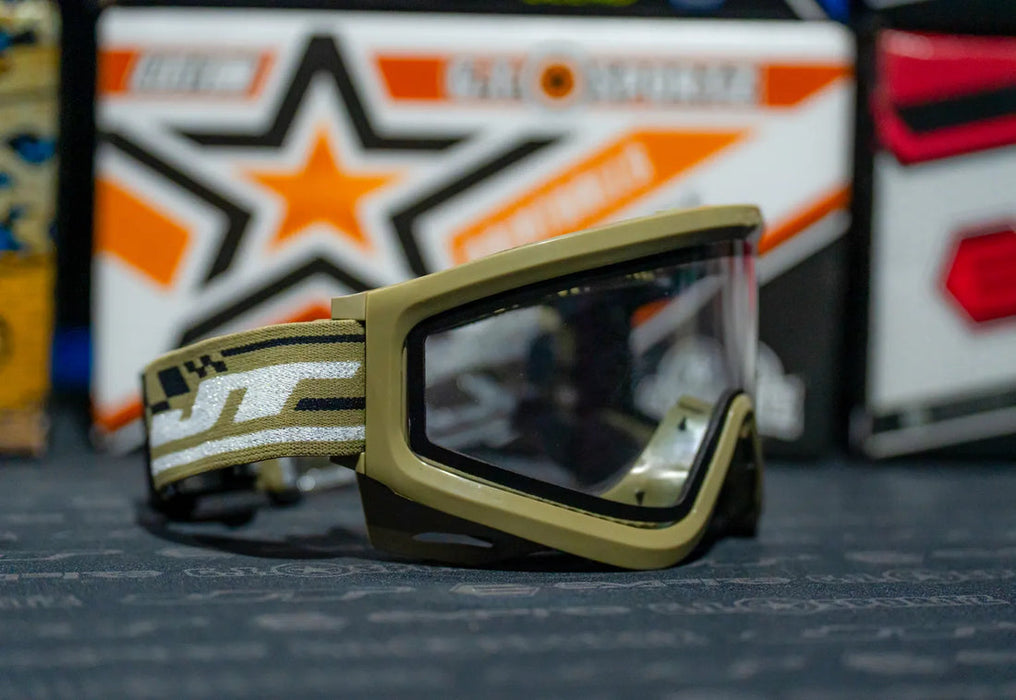 JT Paintball QLS Complete Goggle Frame - Olive