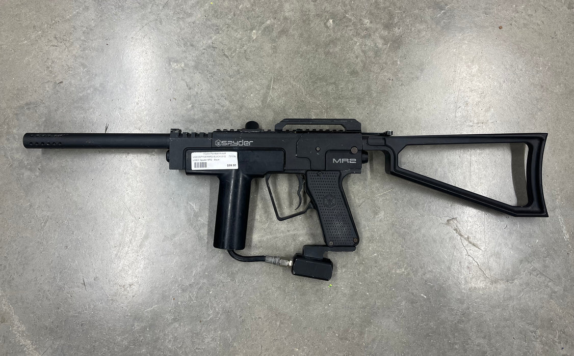 USED Spyder MR2 Electronic Paintball Gun - Black