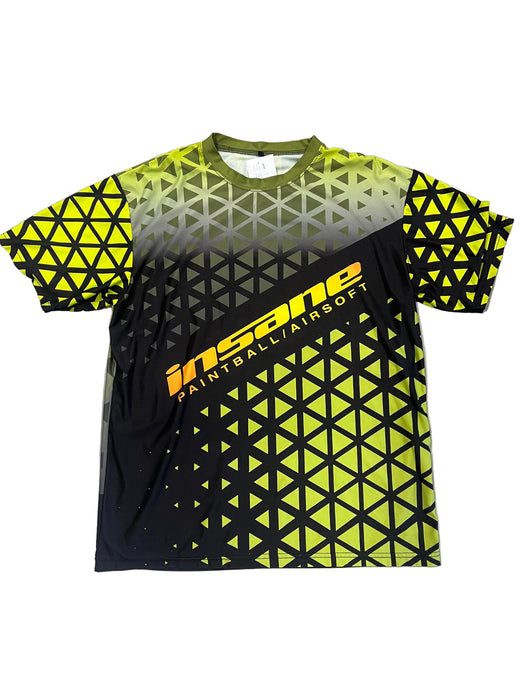 USED Insane Abstract Tech Shirt - Large