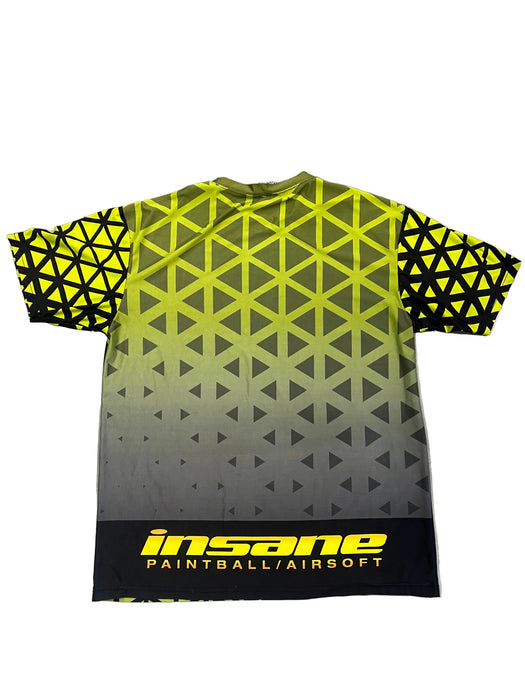 USED Insane Abstract Tech Shirt - Large