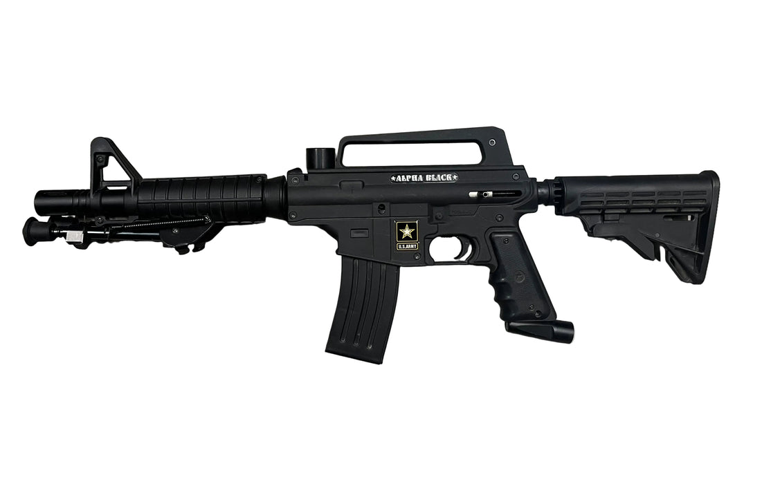 USED US Army Alpha Black w/Bi-Pod - No Hose