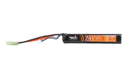 Lancer Tactical 7.4V 1300mAh 20c Airsoft Lipo Battery - Stick