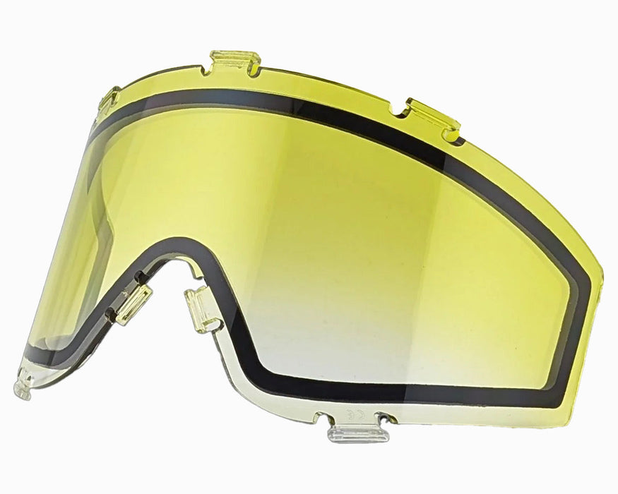 JT Paintball Spectra Proflex Flex 8 Thermal Mask Lens - Yellow / Clear Fade