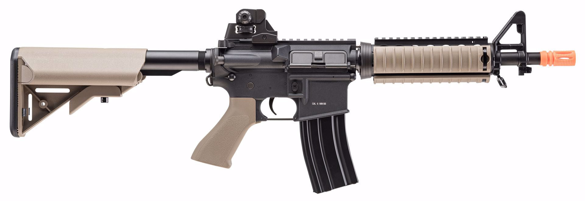 Elite Force Airsoft M4 CQBX AEG - Black/Tan - With Eyetrace