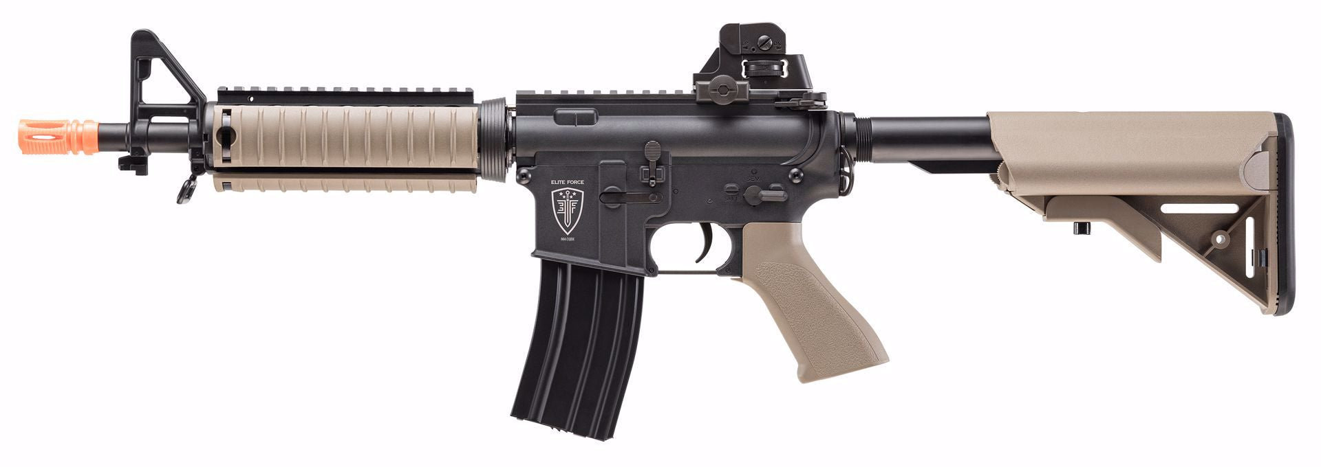 Elite Force Airsoft M4 CQBX AEG - Black/Tan - With Eyetrace