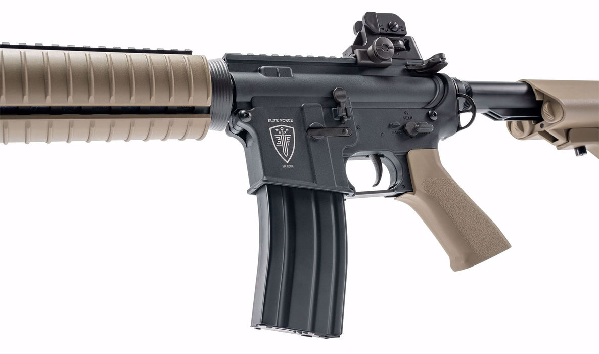 Elite Force Airsoft M4 CQBX AEG - Black/Tan - With Eyetrace