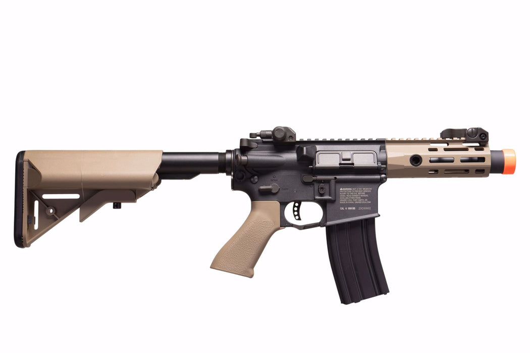 Elite Force Airsoft M4 CQCX AEG - Black/Tan - With Eyetrace