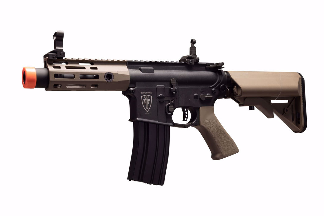 Elite Force Airsoft M4 CQCX AEG - Black/Tan - With Eyetrace