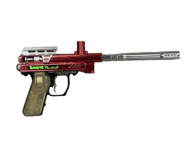 USED Spyder Esprit Electronic Paintball Marker - Red- For Parts /Not Working
