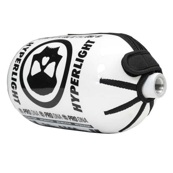 Infamous PRO DNA Shield Grip Paintball Tank Cover - Hyperlight White