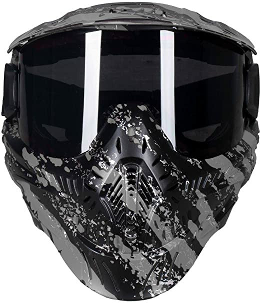 HK Army Paintball HSTL Goggle Mask Thermal - Fracture Black / Grey