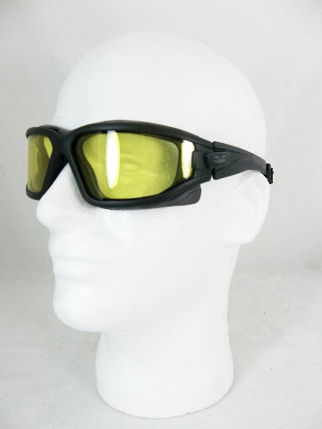 Valken Tactical Zulu Airsoft Goggle Black with Yellow Thermal Lens