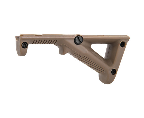 Lancer Tactical Reinforced Compact Polymer Picatinny Angled Foregrip - Tan
