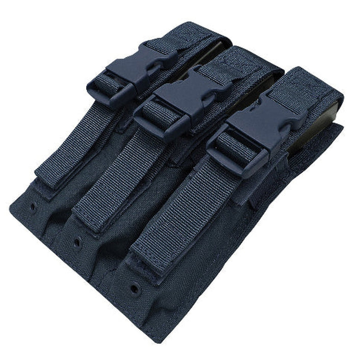 Condor Triple MP5 Magazine Pouch - Navy - MA37-006 - MOLLE