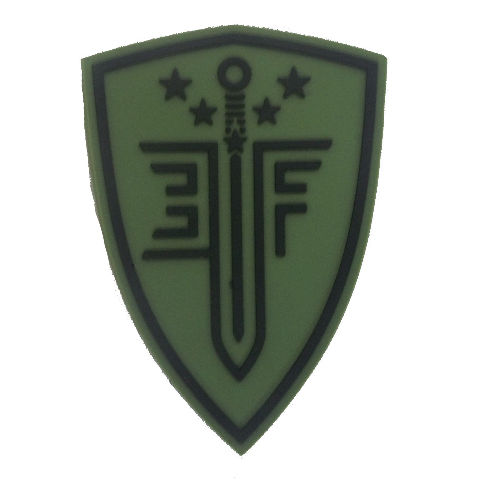 Umarex Elite Force Shield PVC Morale Patch - Olive - 2211157
