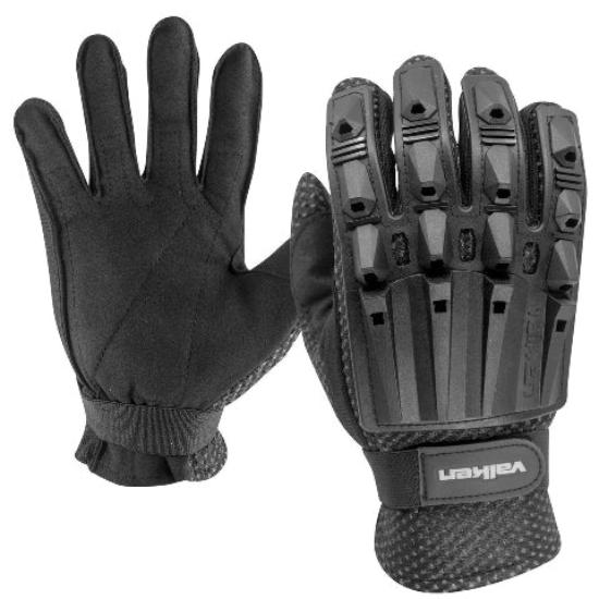 Valken Alpha Full Finger Paintball / Airsoft Gloves - XS - Black