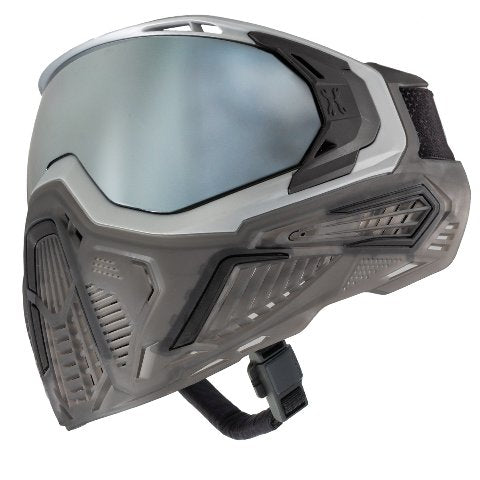 HK Army Paintball SLR Goggle Mask - Graphite - Silver/Smoke - Silver Lens