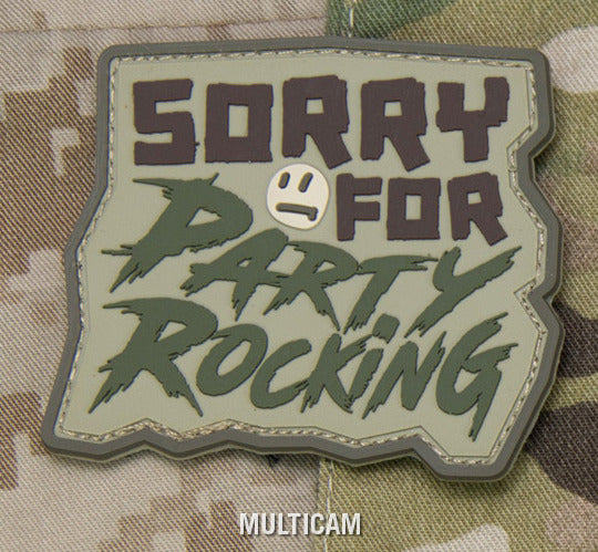 Mil-Spec Monkey Party Rocking PVC Morale Patch - Multicam