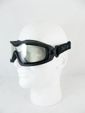 Valken Tactical Sierra Airsoft Goggle Black with Thermal Clear Lens