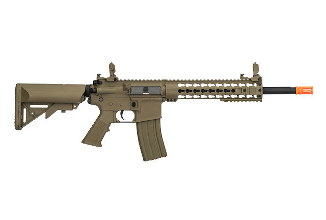 Lancer Tactical G2 M4 KEYMOD 10" AEG Airsoft Gun with Battery & Charger - Tan