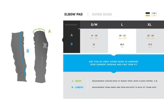 HK Army Paintball HSTL Line Base Arm Elbow Pads