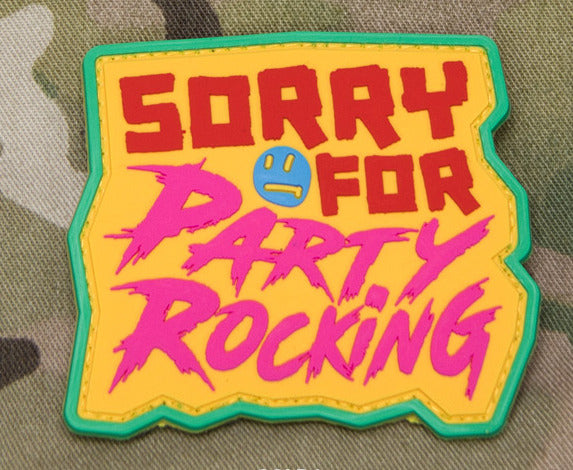 Mil-Spec Monkey Party Rocking PVC Morale Patch - Gold