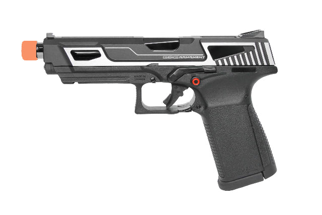 G&G GTP 9 MS Gas Blowback Airsoft Pistol - Silver