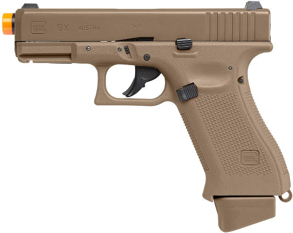 Umarex Glock 19X Gen 5 Co2 Airsoft Pistol - Coyote - Officially Licensed