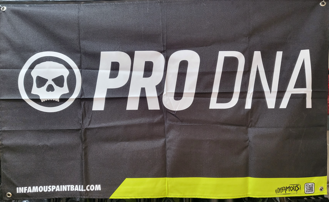 Infamous Pro DNA Paintball Banner