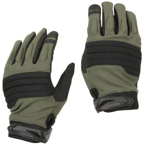 Condor Stryker Padded Knuckle Glove - Sage - Small - 226-003-08
