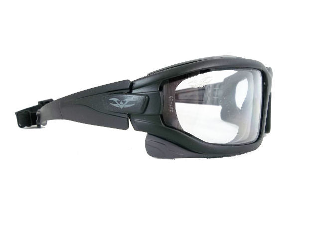 Valken Tactical Zulu Airsoft Goggle Black with Clear Lens Dual Pane