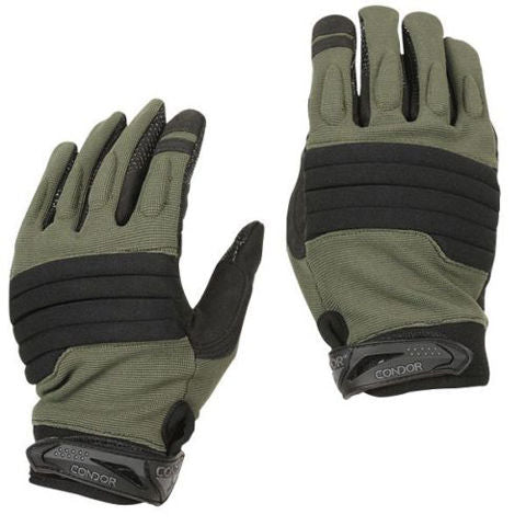 Condor Stryker Padded Knuckle Glove - Sage - Large - 226-003-10