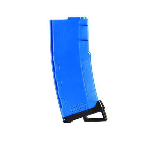 Lancer Tactical 130 Round High Speed Mid-Cap Airsoft Magazine Pack of 5 - Blue