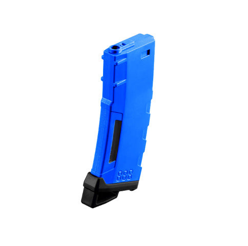 Lancer Tactical 130 Round High Speed Mid-Cap Airsoft Magazine Pack of 5 - Blue