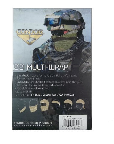 Condor Multi Wrap Face Wrap Multicam 212-008