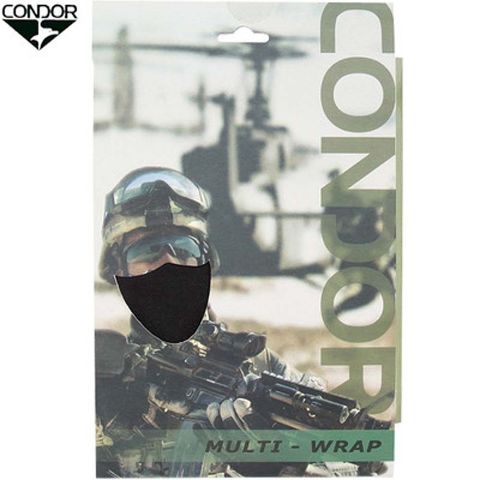 Condor Multi Wrap Face Wrap - Black 212-002