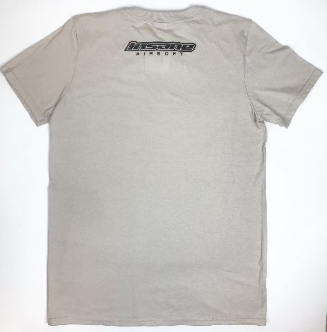 Insane Airsoft Grenade Logo T-Shirt - Small - Sand