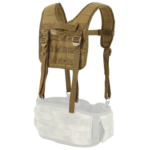 Condor H-Harness - Coyote Brown - 215-498 MOLLE PALS