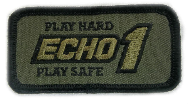 Echo 1 Airsoft Morale Patch Hook Back
