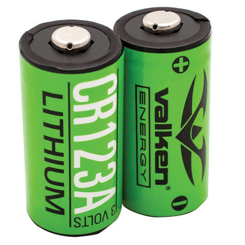 Valken Energy CR123A Battery - 2 Pack