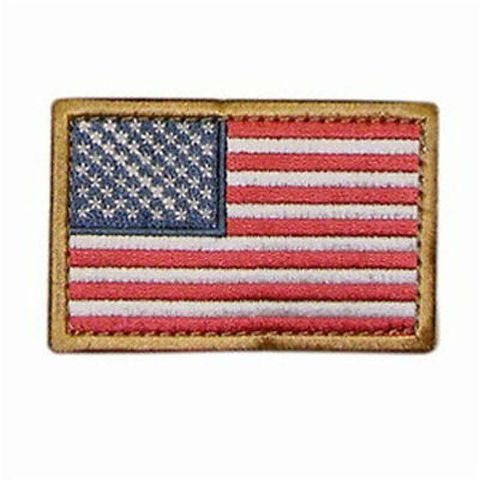 Condor US Flag Morale Patch Red White and Blue 2'x 3' Hook Back 230-004